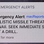 Image result for Phone Emergency Alert Test