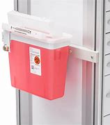 Image result for Sharps Container Attached to Med Cart
