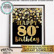 Image result for Happy 80th Birthday
