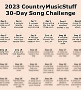 Image result for 30-Day Song Challenge Blank Template