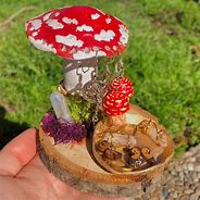 Image result for Clay Mushroom Jewelry Holder