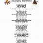 Image result for A Camping We Will Go Song