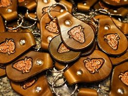 Image result for handmade leather keychain