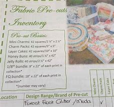 Image result for Free Printable Fabric Inventory
