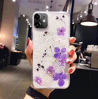 Image result for iPhone 11 Glitter Flower Case