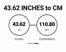 Image result for 43 Cm to Inches