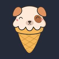 Image result for Paintingsgirl Shares Ice Cream Dog
