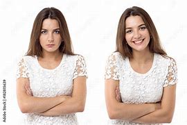 Image result for Happy and Sad Woman