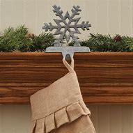 Image result for snowflakes stockings hanger
