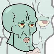 Image result for Squidward Chad Face