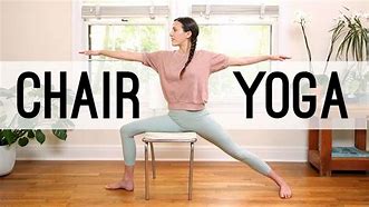Image result for Chair Yoga Moves