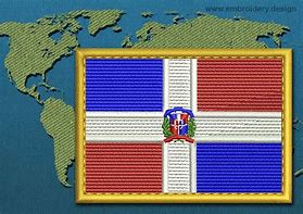 Image result for Dominican Flag Design