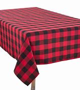 Image result for Red Check Tablecloth