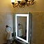 Image result for Wall Lights Next to Double Mirror