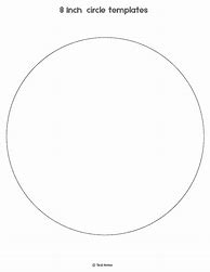 Image result for 8 Inch Circle Printable