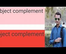 Image result for Subject Object Complement