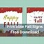 Image result for Printable Fall Signs