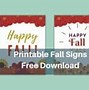 Image result for Printable Fall Signs Etsy