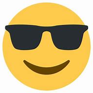 Image result for Transparent Emoji Cool Shades
