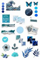 Image result for Blue Stickers Printable