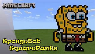 Image result for Spongebob Pixel Art Minecraft