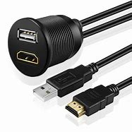 Image result for USB B to Male HDMI Cable
