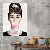 Image result for Audrey Hepburn Bubble Gum Print