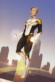 Image result for Gold and White Superhero Suits