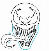 Image result for Venom Drawing Outline Easy