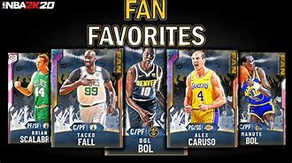 Image result for NBA 2K20 Fan Favorite Cards