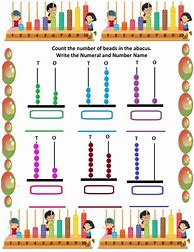 Image result for Abacus Worksheets for Preschool