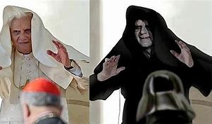 Image result for Pope Ratzinger Star Wars Emperor