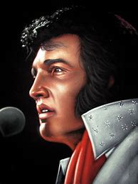 Image result for Black Velvet Elvis Painting