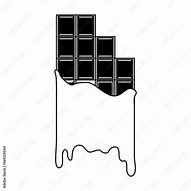 Image result for Melted Chocolate Clip Art Black and White