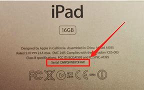 Image result for Find Serial Number On iPad