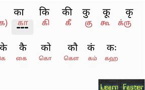 Image result for Hindi Alphabets in Tamil