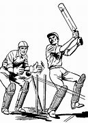 Image result for Sports Pictures Outline Cricket