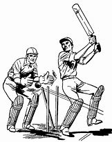 Image result for Playing Cricket Art