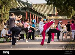 Image result for Chinese People Doing Tai Chi