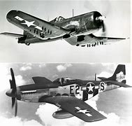 Image result for P-51 vs F4U Corsair