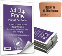 Image result for A4 Metal Clip Frames