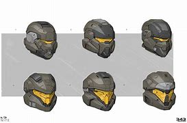 Image result for Halo Infinite Helmet Concept Art