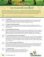 Image result for End of Life Planning Worksheets Free Printable