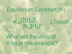 Image result for Equilibrium Constant