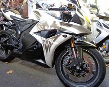 Image result for White and Gold Sportbike