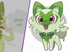 Image result for Sprigatito the Weed Cat