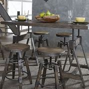 Image result for Adjustable Height Dining Table