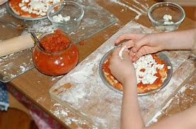 Image result for Kids Cooking Pizza