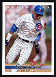 Image result for Chicago Cubs 1993 Sammy Sosa