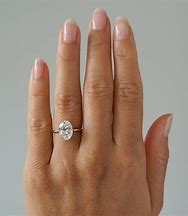 Image result for Oval Lab Created Diamond Engagement Ring